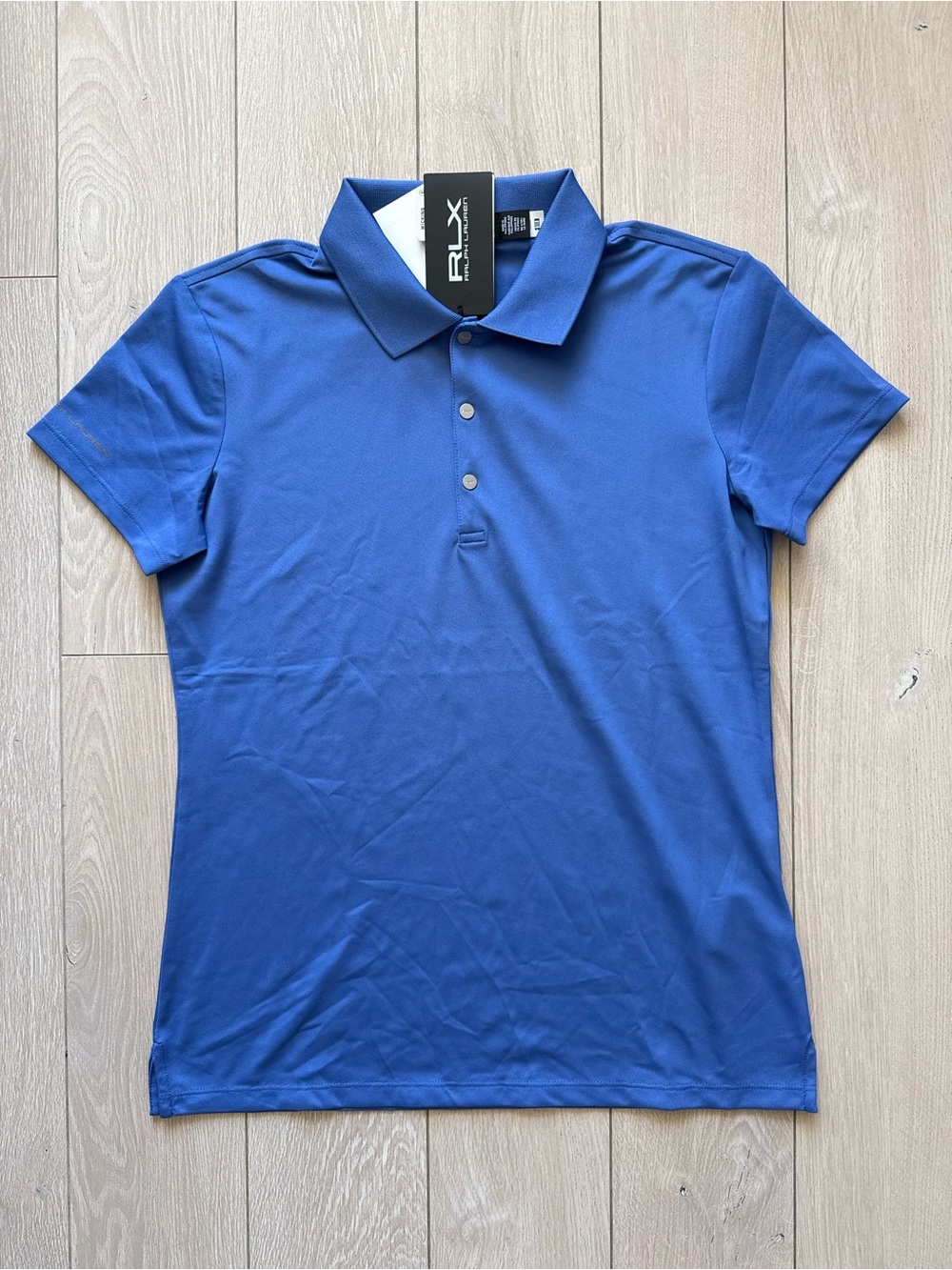 RLX Ralph Lauren Golf Classic Fit Tour Polo Shirt Resort Blue Women’s Size XS